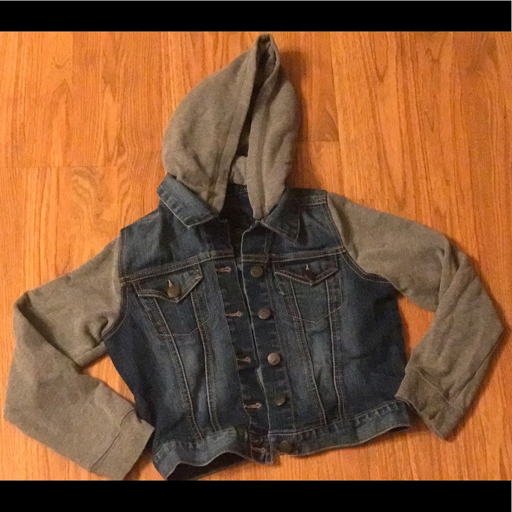 Girls Jessica Simpson Denim Hooded Jacket